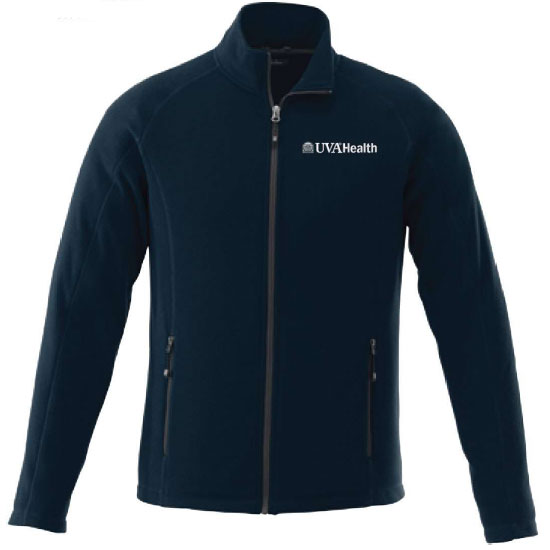 UVAHSPRO175 Poly Fleece Full Zip Jacket Mens - Navy