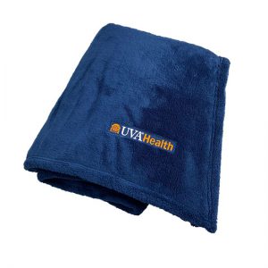 UVA Health System Velura 50" x 60" Blanket - Navy - 30 POINTS