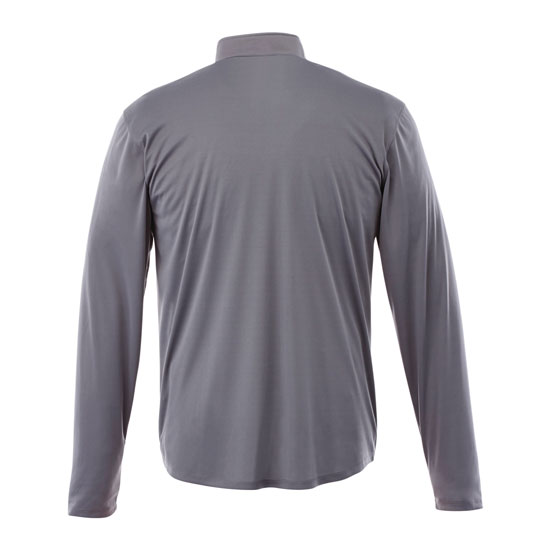 UVAHSPRO245back UVA Health System 1/4 Zip Pullover Mens Vega Grey - 24 POINTS