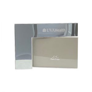 UVA Health System Frame, Silver 4 X 6 Holds Two Photos - 12 POINTS