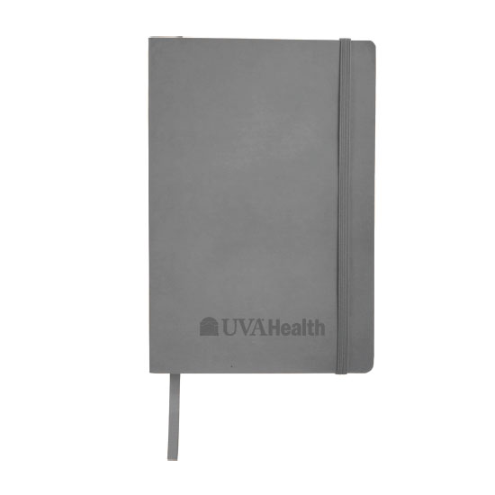 UVAHSPRO138GR UVA Health System Soft Cover Journal Grey - 6 POINTS