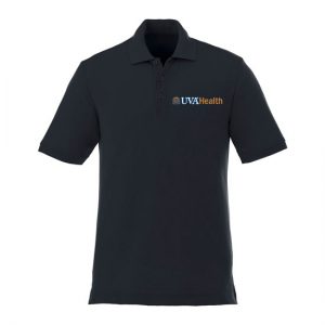 UVA Health System Men's Poly Cotton Navy Polo - 20 POINTS