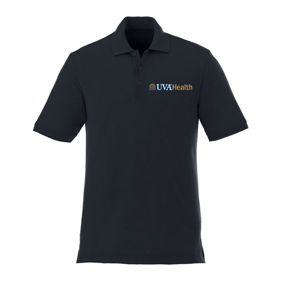 UVA Health System Men's Poly Cotton Navy Polo - 20 POINTS