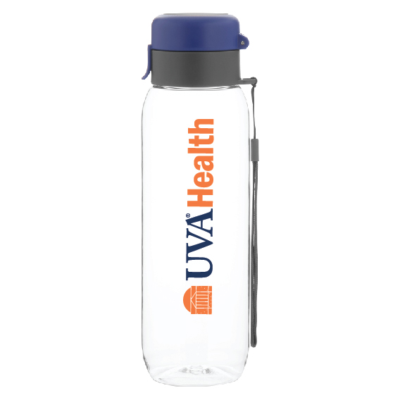 UVAHSPRO222NY Bottle, Vertex Navy Two Color Imprint - 7 POINTS