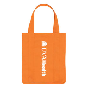 UVA Health System Non-Woven Shopper Tote - Orange