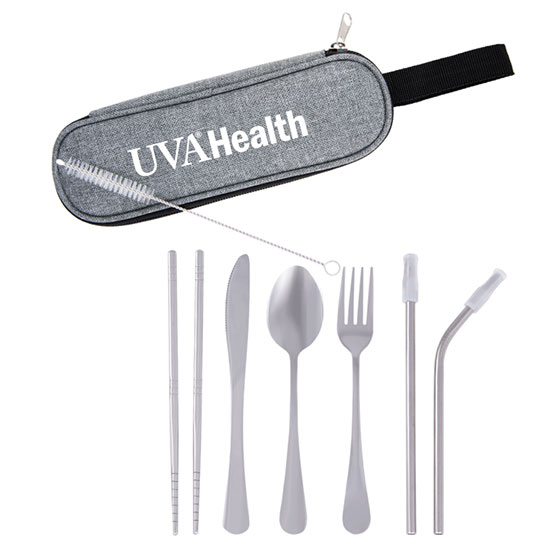 UVAHSPRO283 UVA Health System Stainless Steel Cutlery Set