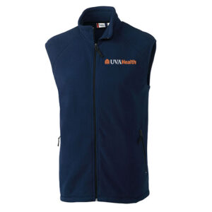 Men's Summit Navy Micro Fleece Vest – 34 POINTS